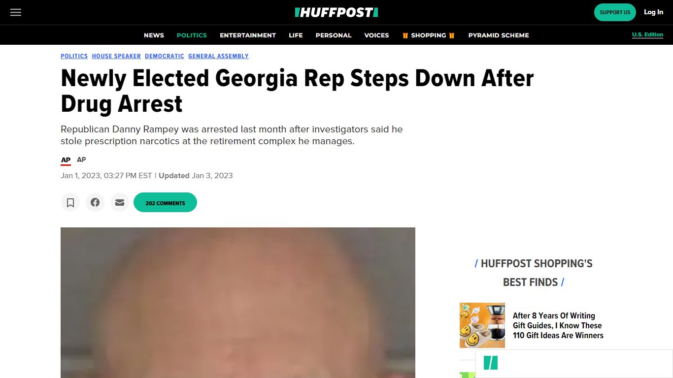 Newly Elected Georgia Rep Steps Down After Drug Arrest